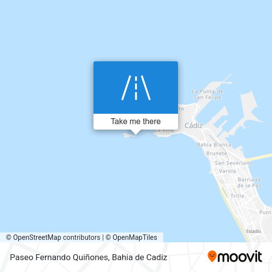 Paseo Fernando Quiñones map