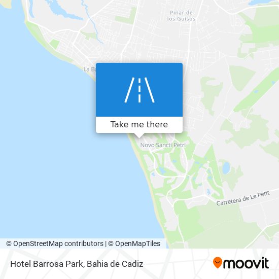 Hotel Barrosa Park map