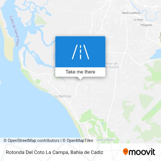 Rotonda Del Coto La Campa map