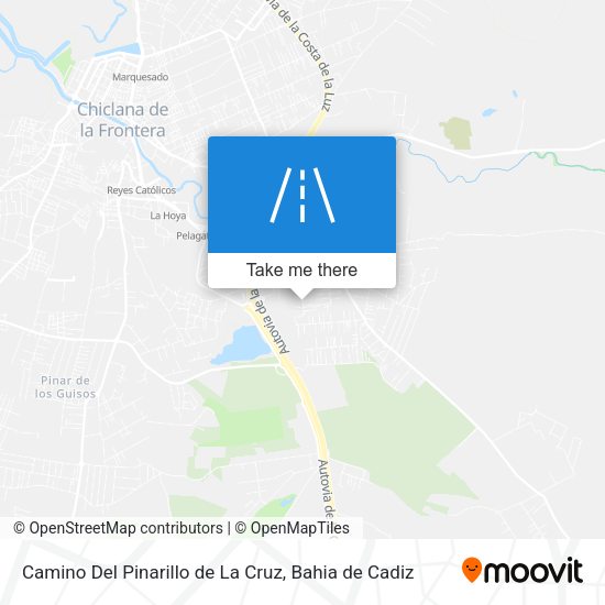 Camino Del Pinarillo de La Cruz map