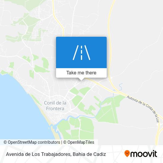 Avenida de Los Trabajadores map