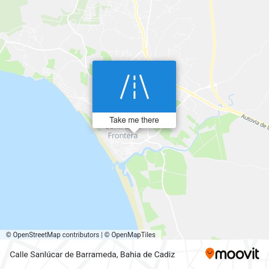 Calle Sanlúcar de Barrameda map