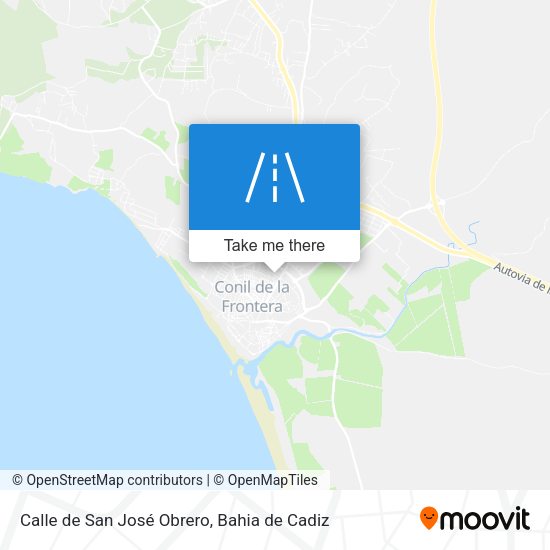 Calle de San José Obrero map