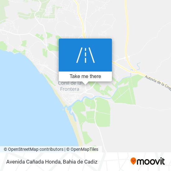 mapa Avenida Cañada Honda