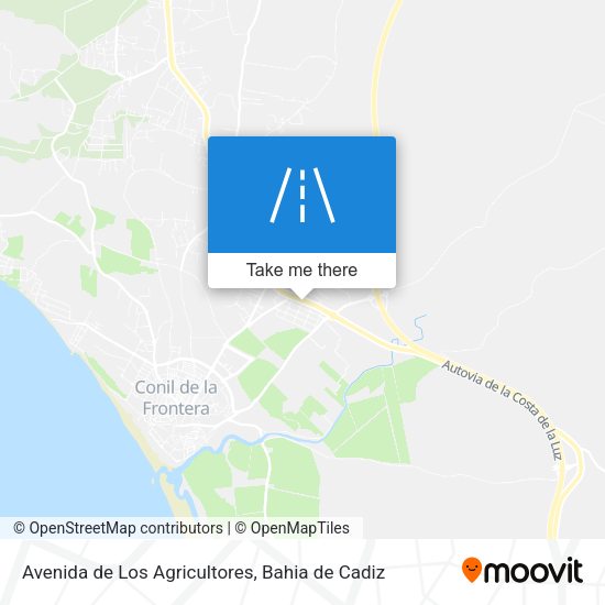 Avenida de Los Agricultores map
