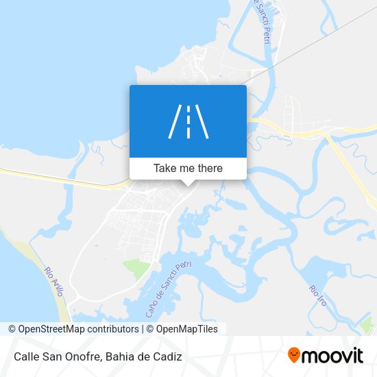 Calle San Onofre map