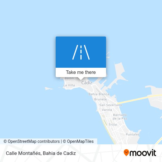 Calle Montañés map