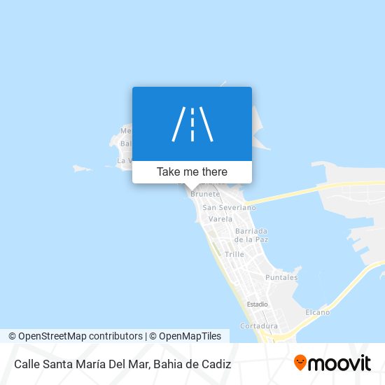 Calle Santa María Del Mar map