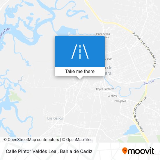 Calle Pintor Valdés Leal map
