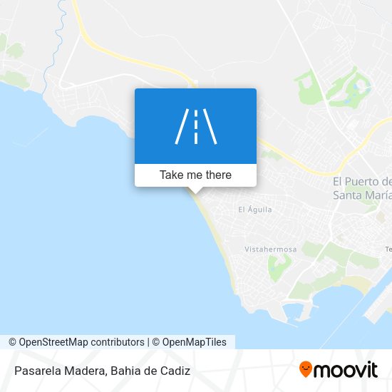 Pasarela Madera map