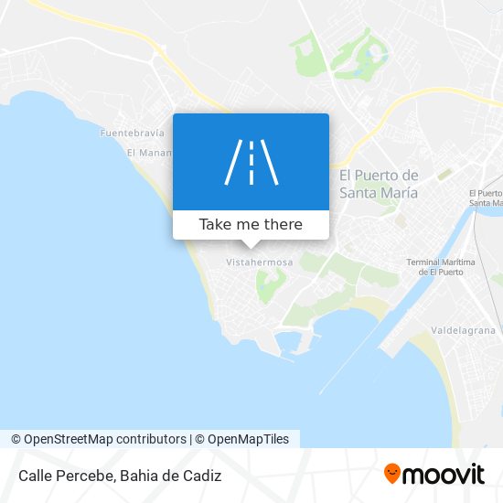 Calle Percebe map