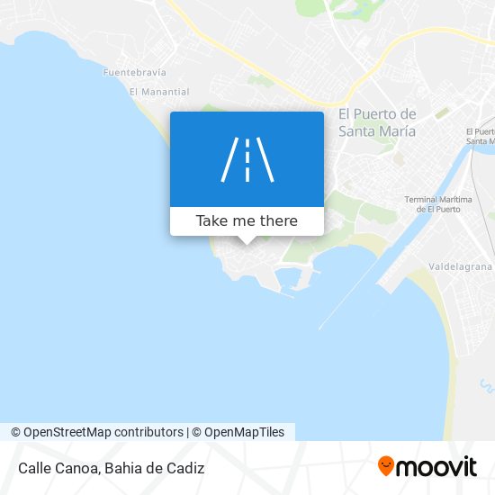 Calle Canoa map