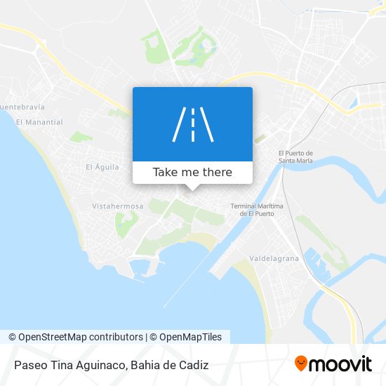 Paseo Tina Aguinaco map