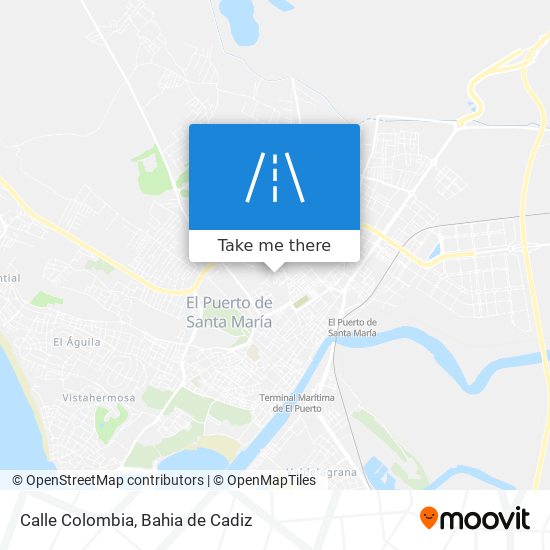 Calle Colombia map