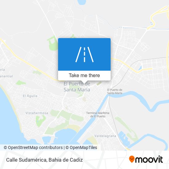 mapa Calle Sudamérica