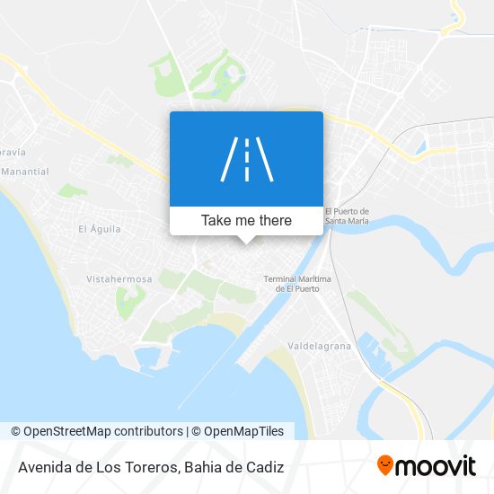 Avenida de Los Toreros map