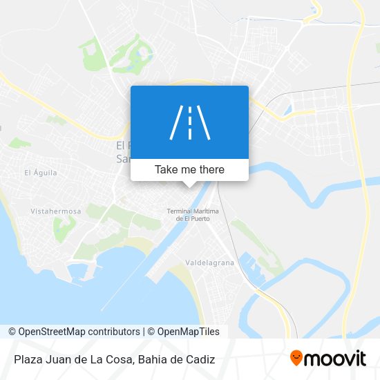 Plaza Juan de La Cosa map