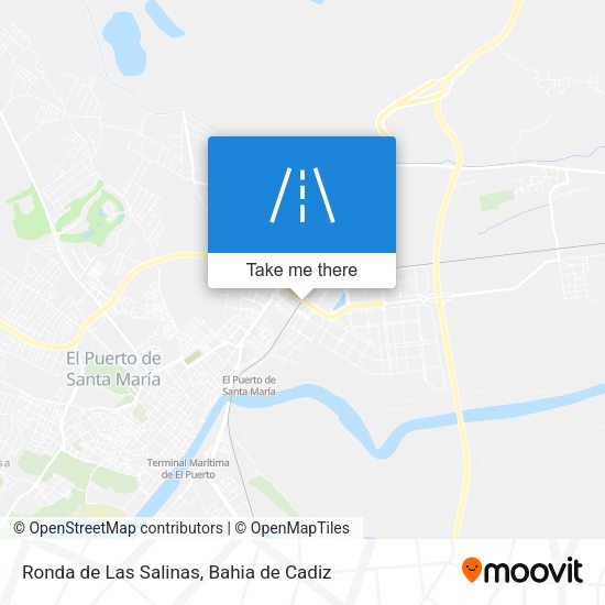 Ronda de Las Salinas map