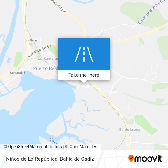 Niños de La República map