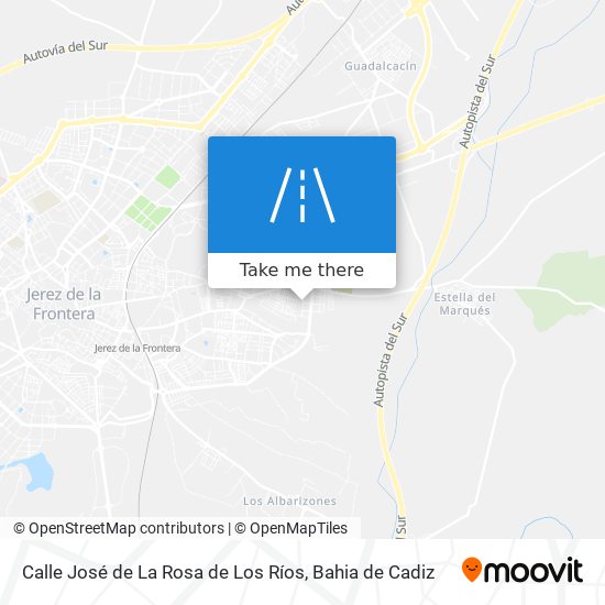 Calle José de La Rosa de Los Ríos map