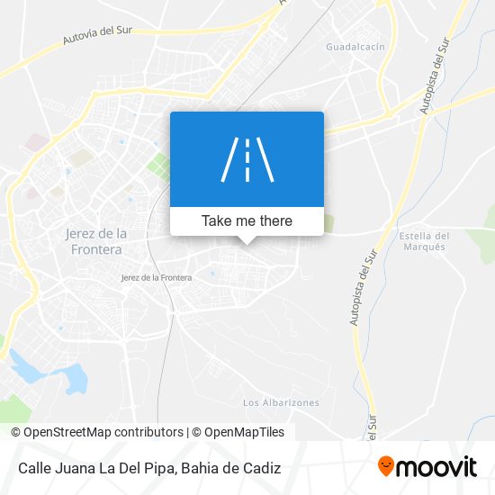 Calle Juana La Del Pipa map