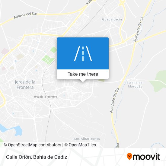Calle Orión map