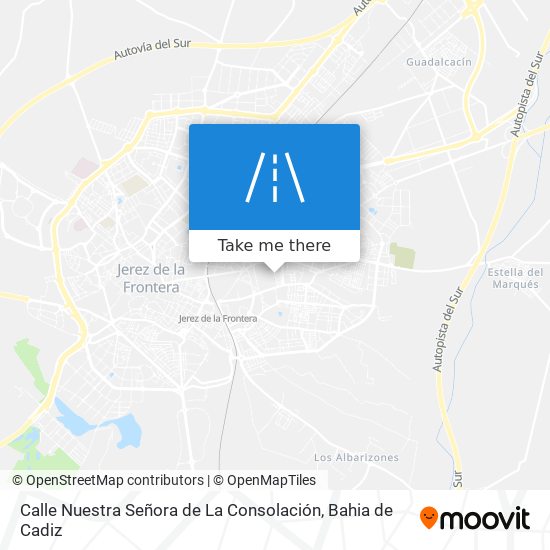 mapa Calle Nuestra Señora de La Consolación