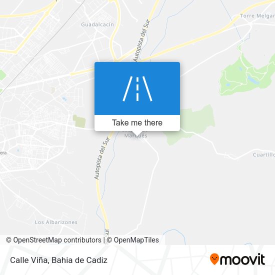 Calle Viña map