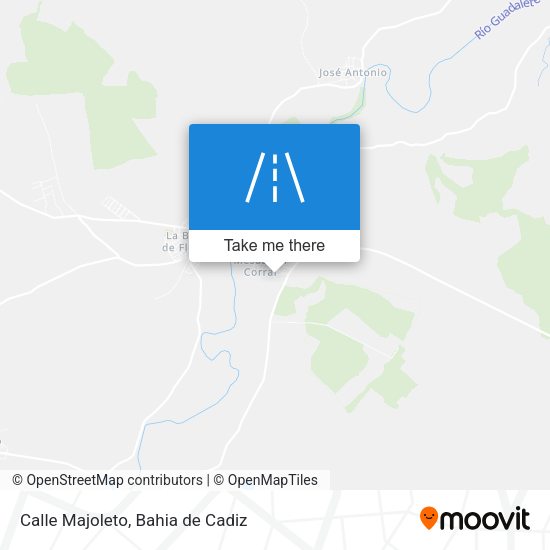 Calle Majoleto map