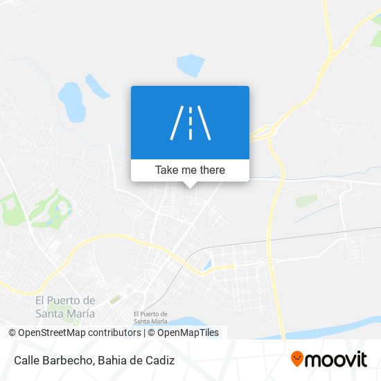 Calle Barbecho map