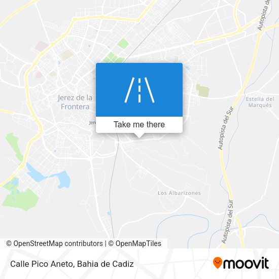Calle Pico Aneto map