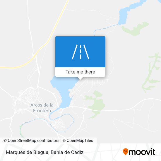Marqués de Blegua map