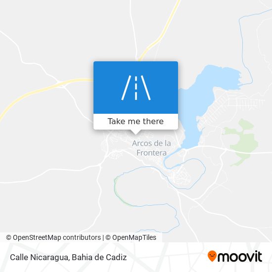 mapa Calle Nicaragua
