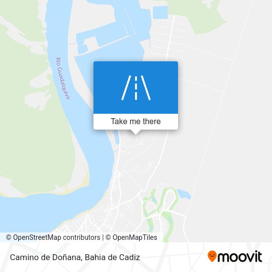 Camino de Doñana map