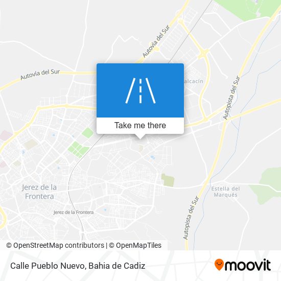 mapa Calle Pueblo Nuevo