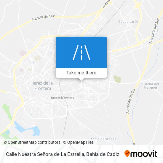 mapa Calle Nuestra Señora de La Estrella