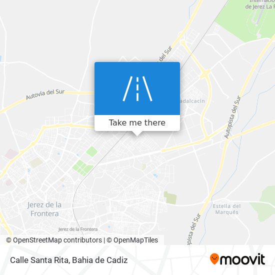 mapa Calle Santa Rita