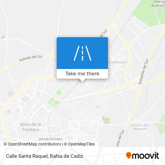 mapa Calle Santa Raquel