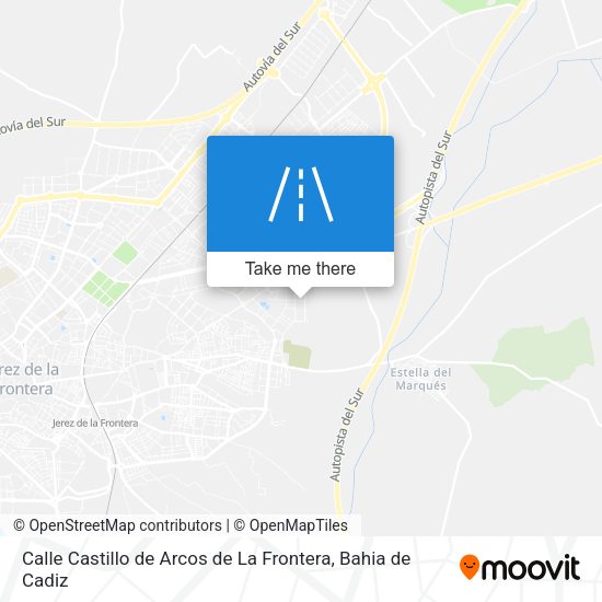 Calle Castillo de Arcos de La Frontera map