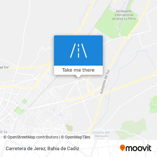 Carretera de Jerez map