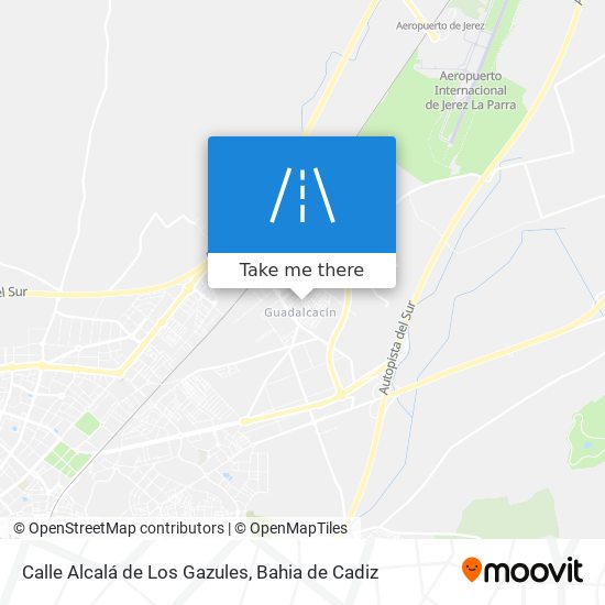 Calle Alcalá de Los Gazules map