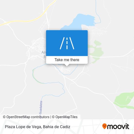 Plaza Lope de Vega map