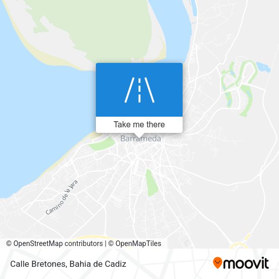 Calle Bretones map