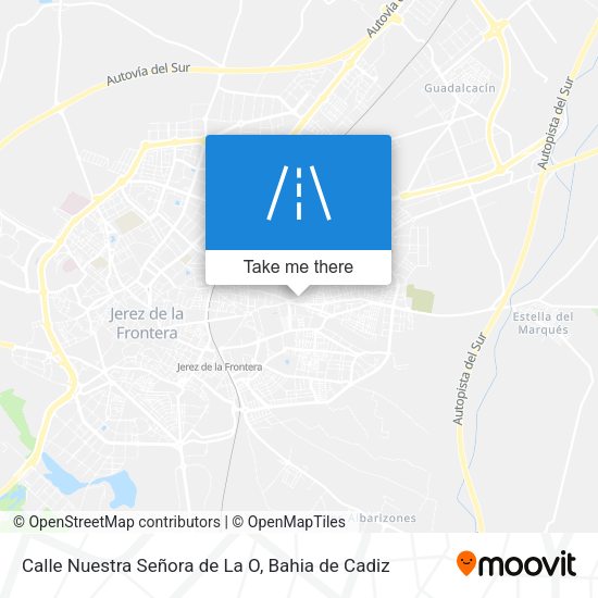 Calle Nuestra Señora de La O map