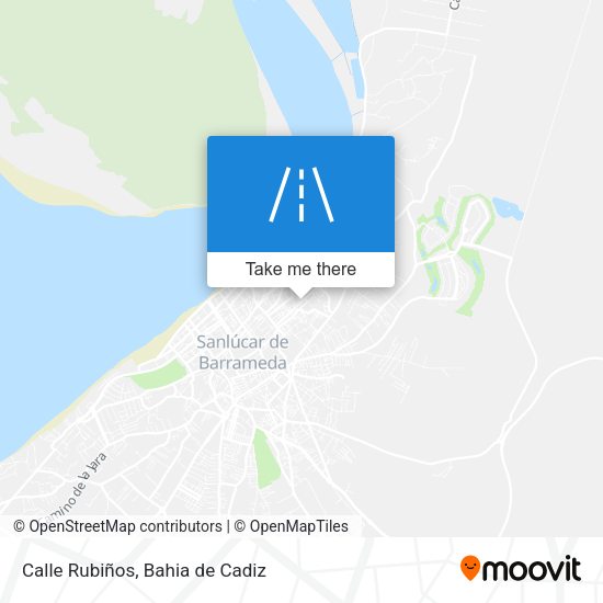 Calle Rubiños map