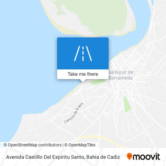 mapa Avenida Castillo Del Espíritu Santo