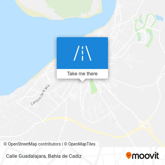 Calle Guadalajara map
