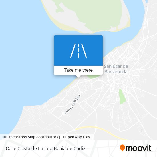 mapa Calle Costa de La Luz