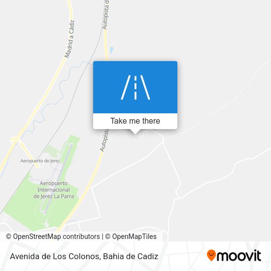 Avenida de Los Colonos map