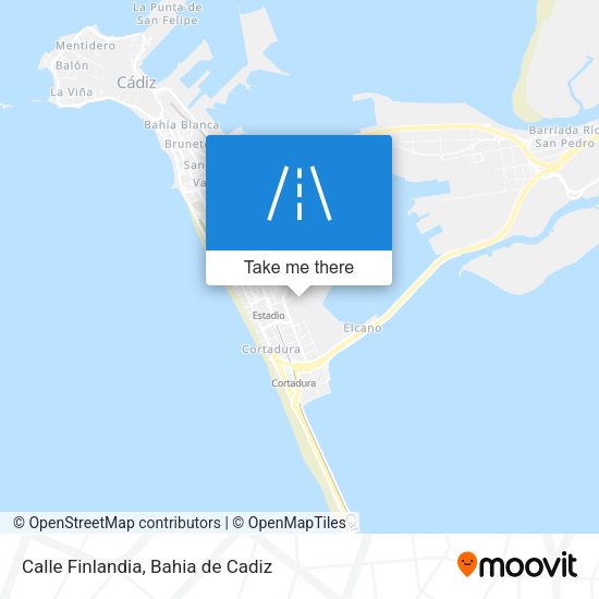 Calle Finlandia map